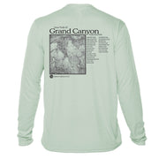 Grand Canyon National Park Great Trails Long Sleeve Microfiber Men's T-Shirt