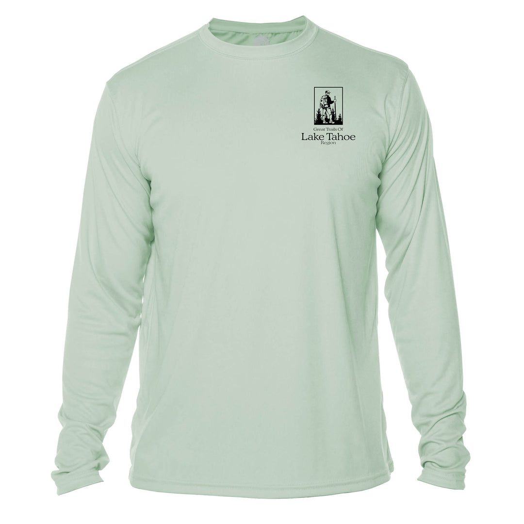 Lake Tahoe Great Trails Long Sleeve Microfiber Men's T-Shirt