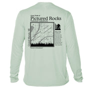 Pictured Rocks Great Trails Long Sleeve Microfiber Men's T-Shirt