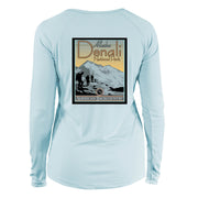 Denali National Park Vintage Destinations Long Sleeve Microfiber Women's T-Shirt