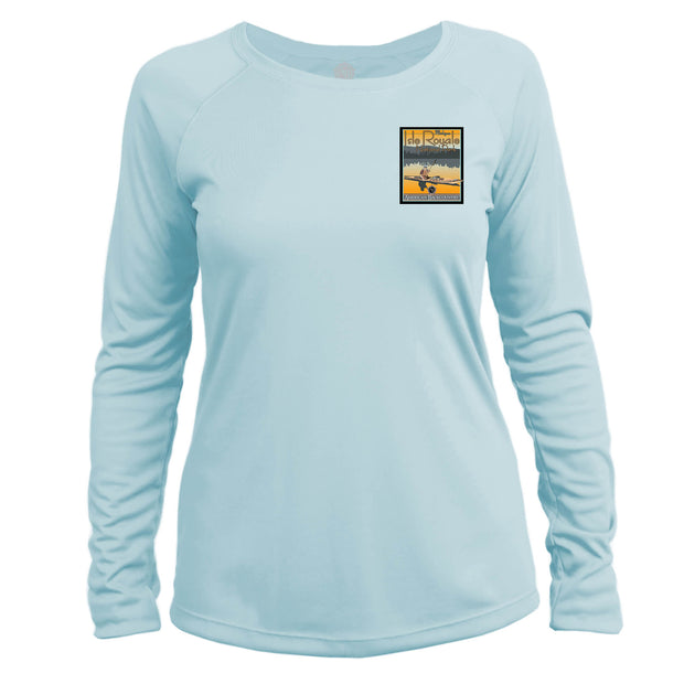 Isle Royale National Park Vintage Destinations Long Sleeve Microfiber Women's T-Shirt