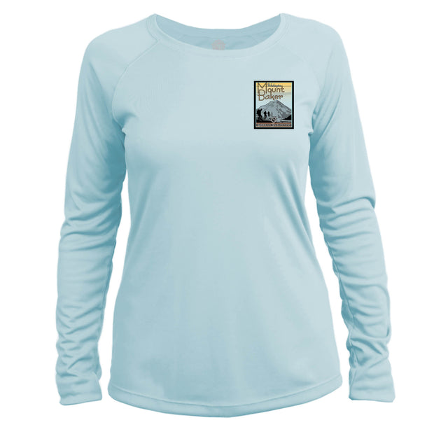 Mount Baker Vintage Destinations Long Sleeve Microfiber Women's T-Shirt