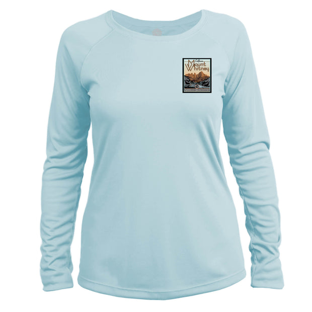 Mount Whitney Vintage Destinations Long Sleeve Microfiber Women's T-Shirt