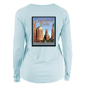 Cathedral Rocks Vintage Destinations Long Sleeve Microfiber Women's T-Shirt
