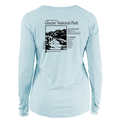 Glacier National Park Classic Backcountry Long Sleeve Microfiber Women's T-Shirt