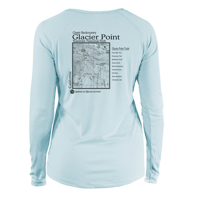 Glacier Point National Park Classic Backcountry Long Sleeve Microfiber Women's T-Shirt