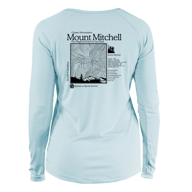 Mount Mitchell Classic Mountain Long Sleeve Microfiber Women's T-Shirt