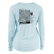 Pikes Peak Classic Mountain Long Sleeve Microfiber Women's T-Shirt