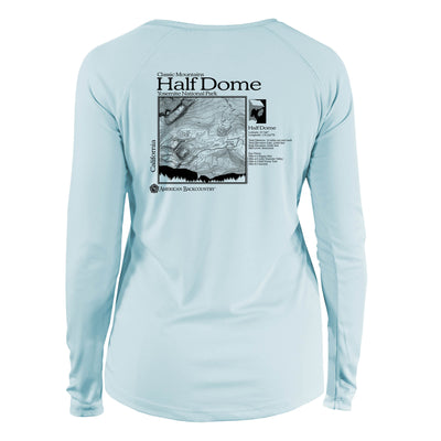 Half Dome Classic Mountain Long Sleeve Microfiber Women's T-Shirt