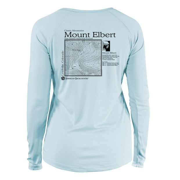 Mount Elbert Classic Mountain Long Sleeve Microfiber Women's T-Shirt