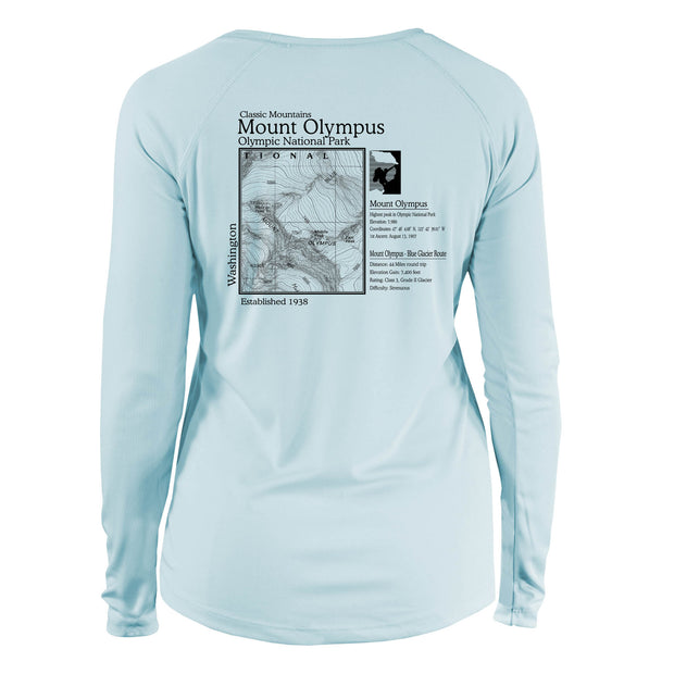 Mount Olympus Classic Mountain Long Sleeve Microfiber Women's T-Shirt