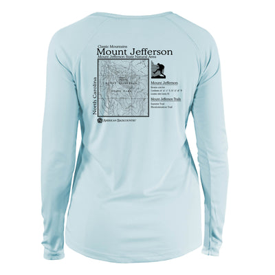 Mount Jefferson Classic Mountain Long Sleeve Microfiber Women's T-Shirt