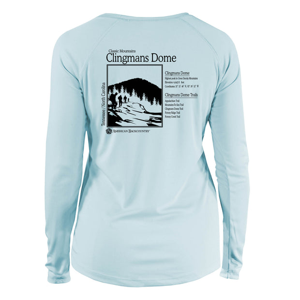 Clingmans Dome Classic Mountain Long Sleeve Microfiber Women's T-Shirt