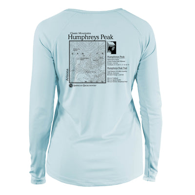 Humpreys Peak Classic Mountain Long Sleeve Microfiber Women's T-Shirt