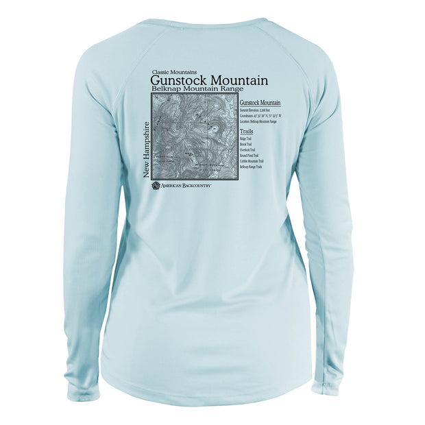 Gunstock Mountain Classic Mountain Long Sleeve Microfiber Women's T-Shirt