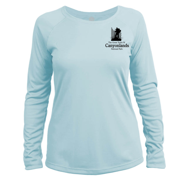 Canyonlands Diamond Topo Long Sleeve Microfiber Women's T-Shirt
