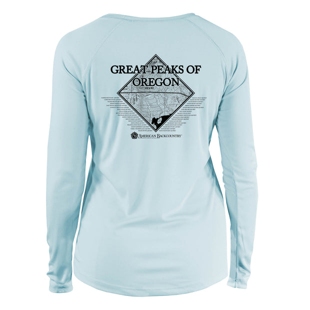 Oregon Diamond Topo Long Sleeve Microfiber Women's T-Shirt