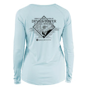Devils Tower Diamond Topo Long Sleeve Microfiber Women's T-Shirt