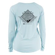 Vermont Diamond Topo Long Sleeve Microfiber Women's T-Shirt