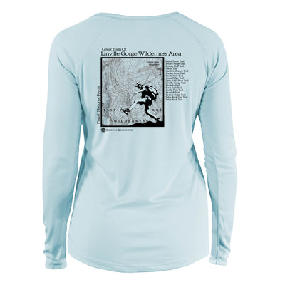 Linville Gorge Great Trails Long Sleeve Microfiber Women's T-Shirt