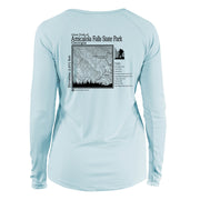 Amicalola Falls Great Trails Long Sleeve Microfiber Women's T-Shirt
