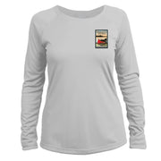 Boundary Waters Vintage Destinations Long Sleeve Microfiber Women's T-Shirt