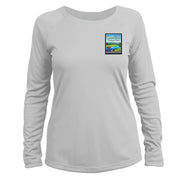 Grand Teton National Park Vintage Destinations Long Sleeve Microfiber Women's T-Shirt