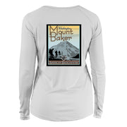 Mount Baker Vintage Destinations Long Sleeve Microfiber Women's T-Shirt