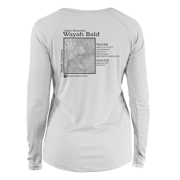 Wayah Bald Classic Mountain Long Sleeve Microfiber Women's T-Shirt