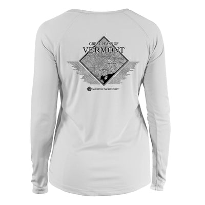 Vermont Diamond Topo Long Sleeve Microfiber Women's T-Shirt