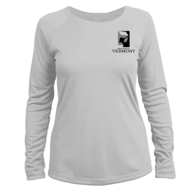 Vermont Diamond Topo Long Sleeve Microfiber Women's T-Shirt