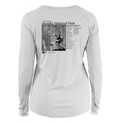 Acadia National Park Great Trails Long Sleeve Microfiber Women's T-Shirt