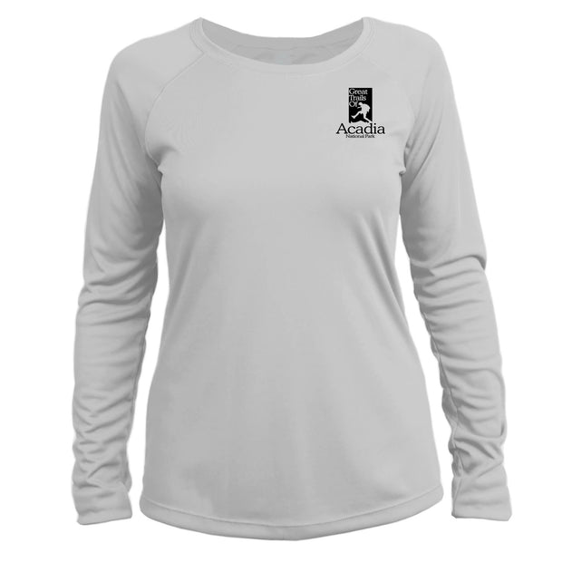 Acadia National Park Great Trails Long Sleeve Microfiber Women's T-Shirt