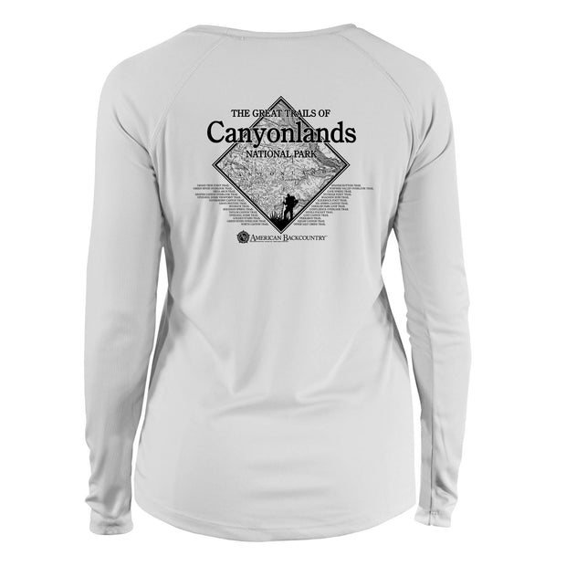Canyonlands Great Trails Long Sleeve Microfiber Women's T-Shirt