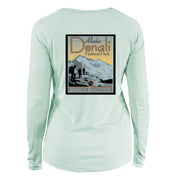 Denali National Park Vintage Destinations Long Sleeve Microfiber Women's T-Shirt