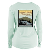 Smoky Mountain National Park Vintage Destinations Long Sleeve Microfiber Women's T-Shirt