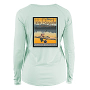 Isle Royale National Park Vintage Destinations Long Sleeve Microfiber Women's T-Shirt