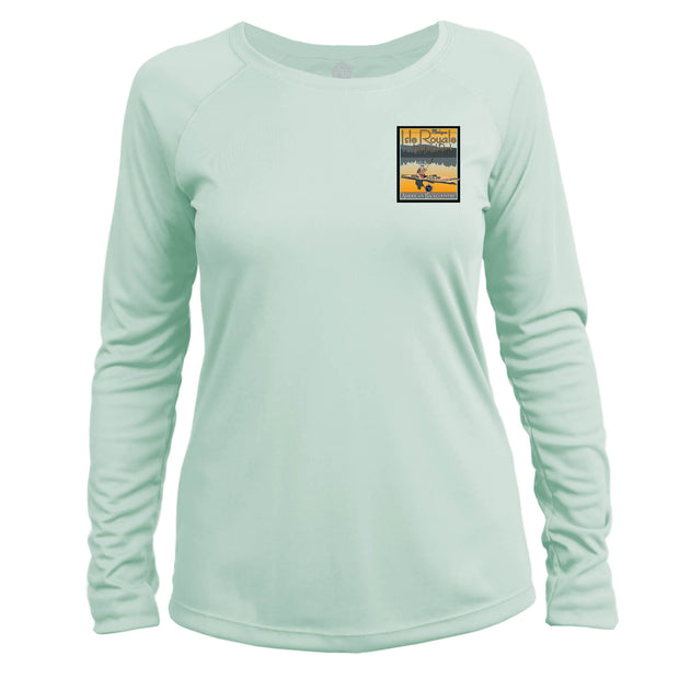 Isle Royale National Park Vintage Destinations Long Sleeve Microfiber Women's T-Shirt