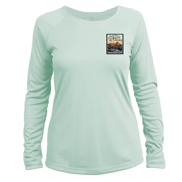 Mount Whitney Vintage Destinations Long Sleeve Microfiber Women's T-Shirt