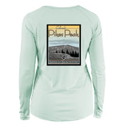 Pikes Peak Vintage Destinations Long Sleeve Microfiber Women's T-Shirt