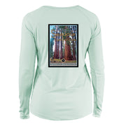 Sequoia National Park Vintage Destinations Long Sleeve Microfiber Women's T-Shirt