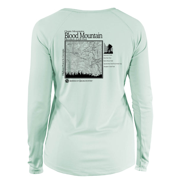 Blood Mountain Classic Mountain Long Sleeve Microfiber Women's T-Shirt