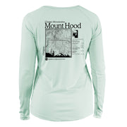Mount Hood Classic Mountain Long Sleeve Microfiber Women's T-Shirt