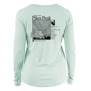 Pikes Peak Classic Mountain Long Sleeve Microfiber Women's T-Shirt