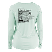 Half Dome Classic Mountain Long Sleeve Microfiber Women's T-Shirt