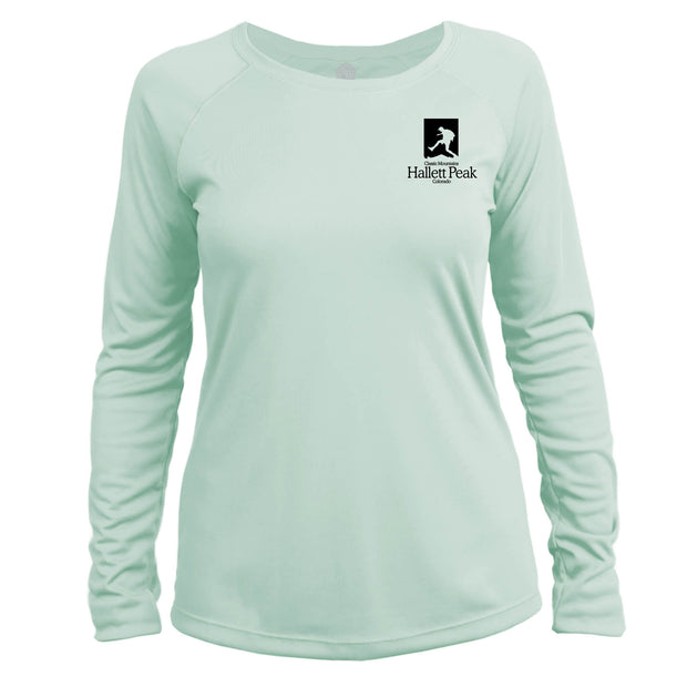 Hallett Peak Classic Mountain Long Sleeve Microfiber Women's T-Shirt
