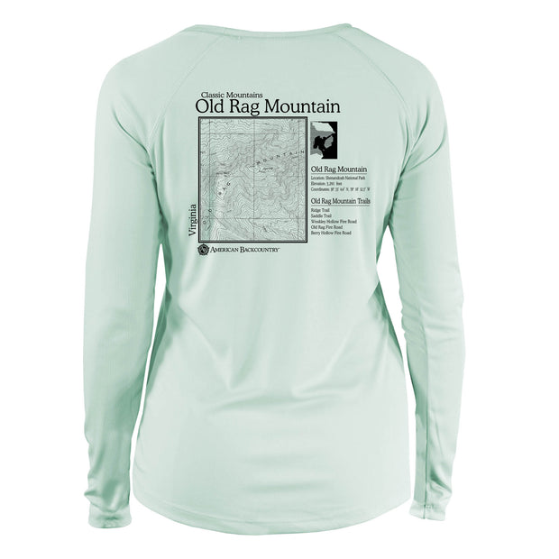 Old Rag Mountain Classic Mountain Long Sleeve Microfiber Women's T-Shirt