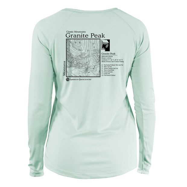 Granite Peak Classic Mountain Long Sleeve Microfiber Women's T-Shirt