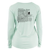 Chimney Tops Classic Mountain Long Sleeve Microfiber Women's T-Shirt