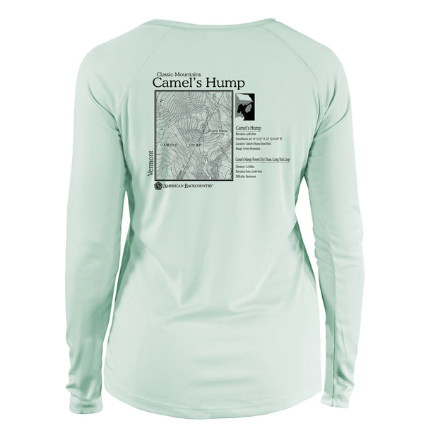 Camels Hump Classic Mountain Long Sleeve Microfiber Women's T-Shirt